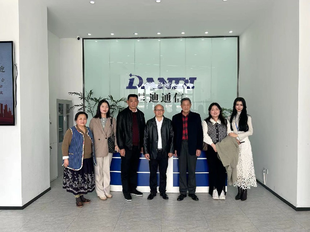 上海市湖南商會領導一行蒞臨上海旦迪通信考察交流，共謀合作發展”